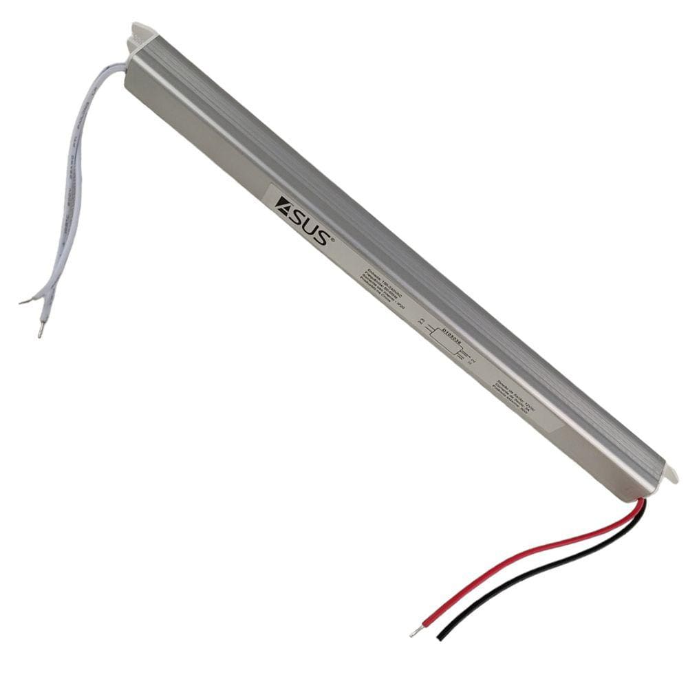 Fonte Slim Drive 36w 12V 3A Fita Led Perfil Bivolt IP20 Resistente Lustre Luminaria
