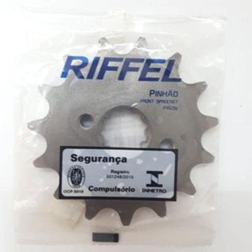 Pinhão 14 Dentes Cbx 200 Strada Nx 200 Xr 200 Aço1045 - Riffel
