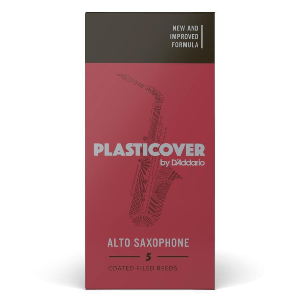 Kit 5 Palhetas Sax Alto Nº 2.5 Plasticover by D’Addario