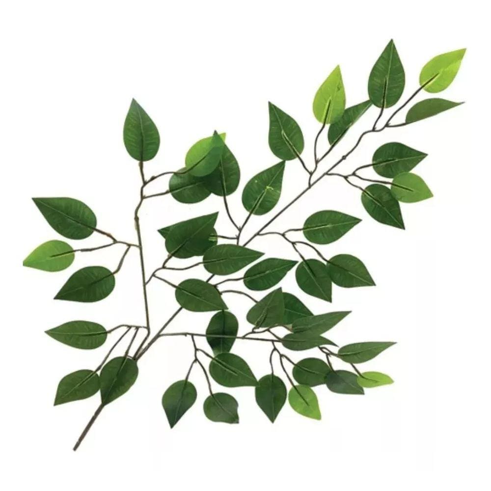 Folha De Ficus Artificial Kit 12 Galhos 60x50cm Rede Móveis