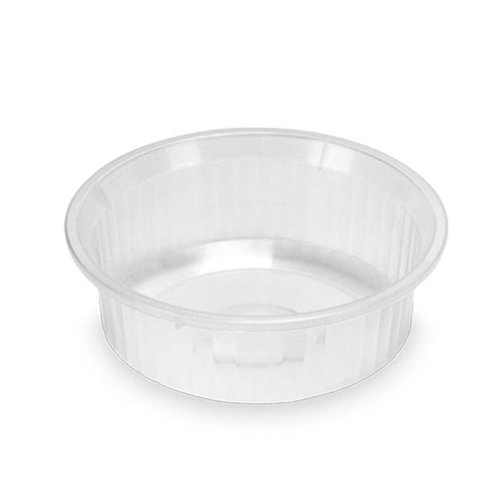 Bacia Plástica Canelada 1,5 Litros Transparente Arqplast