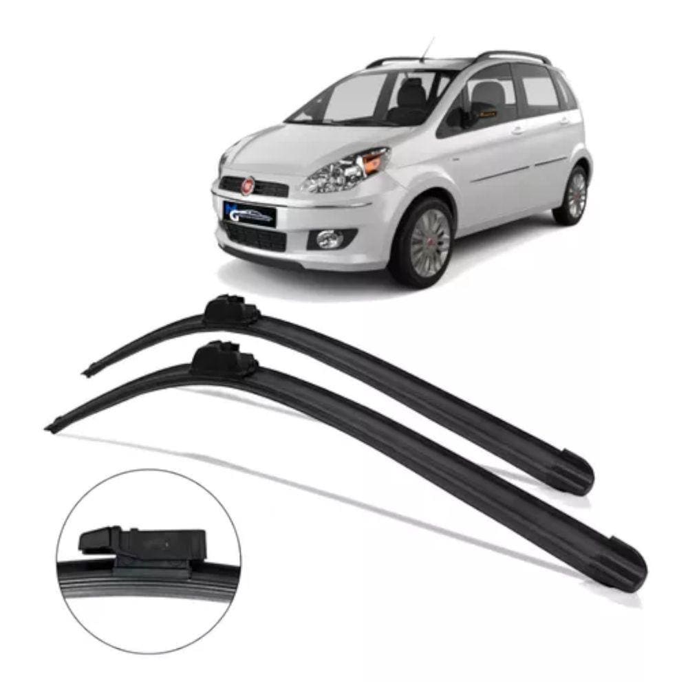 Par Palheta Limpador de Para Brisa Fiat Idea 2010 2011 a 2014
