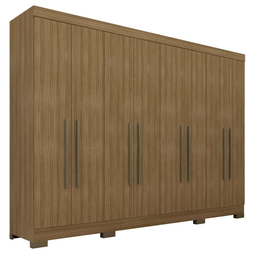 Guarda Roupa Casal 8 Portas 2 Gav Natasha Boreal - Móveis Arapongas