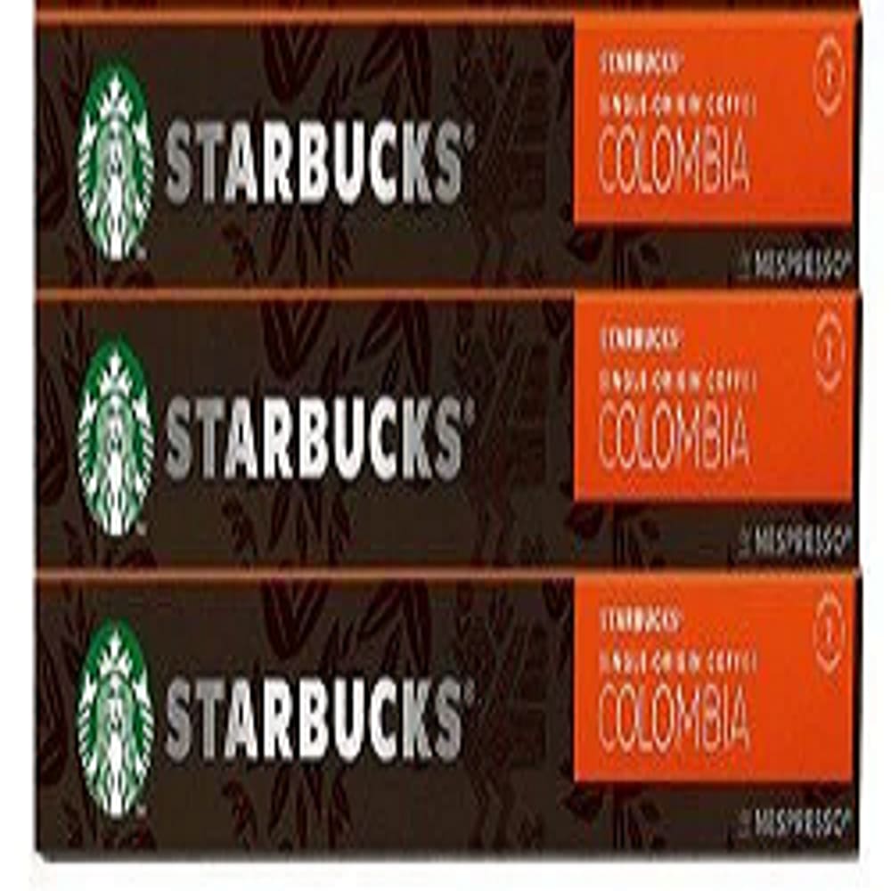 Kit Café Colombia Starbucks By Nespress0 = 30 Caps