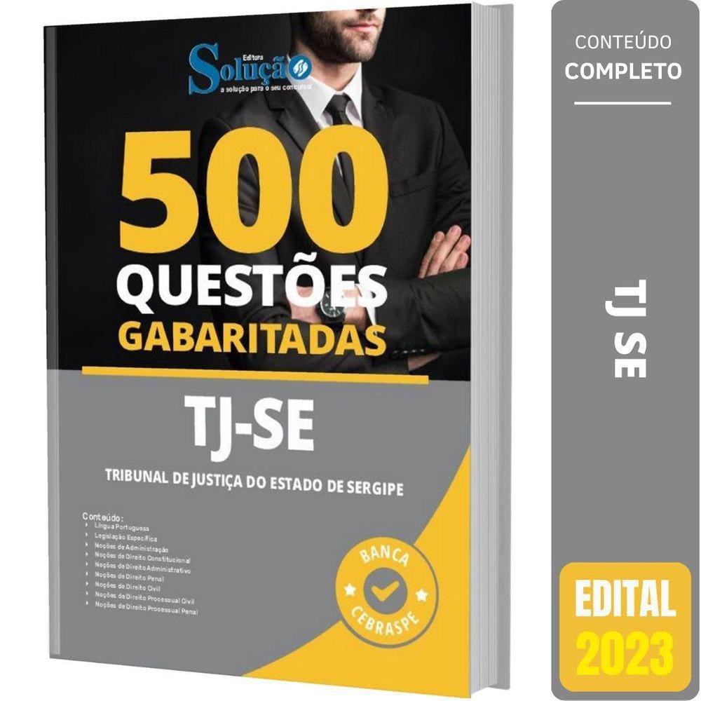 Caderno De Questões Tj-Se - Gabaritadas