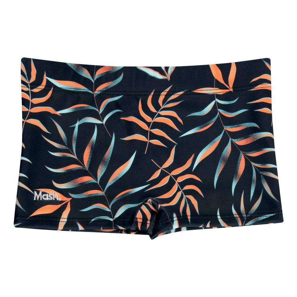 Sunga Mash Boxer Infantil Estampada Folhagem 310.72
