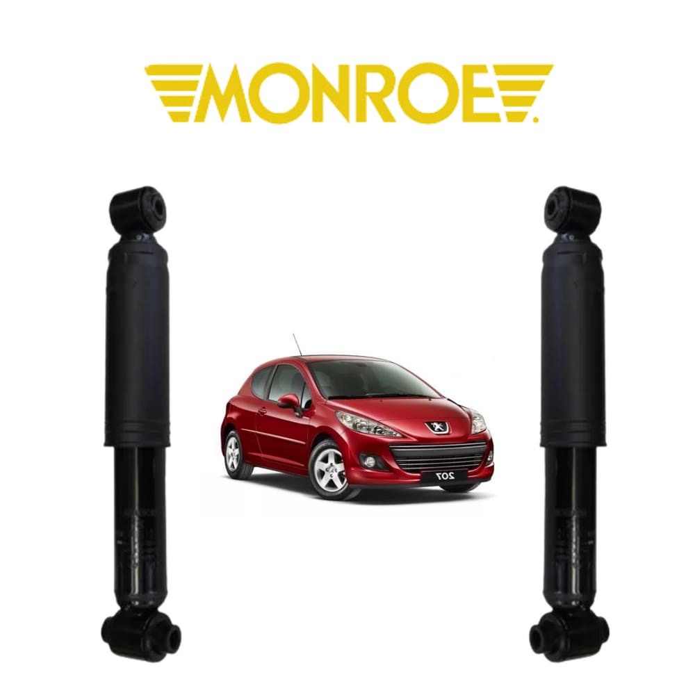 02 Amortecedor Peugeot 207 2008 A 2014 Traseiro Monroe