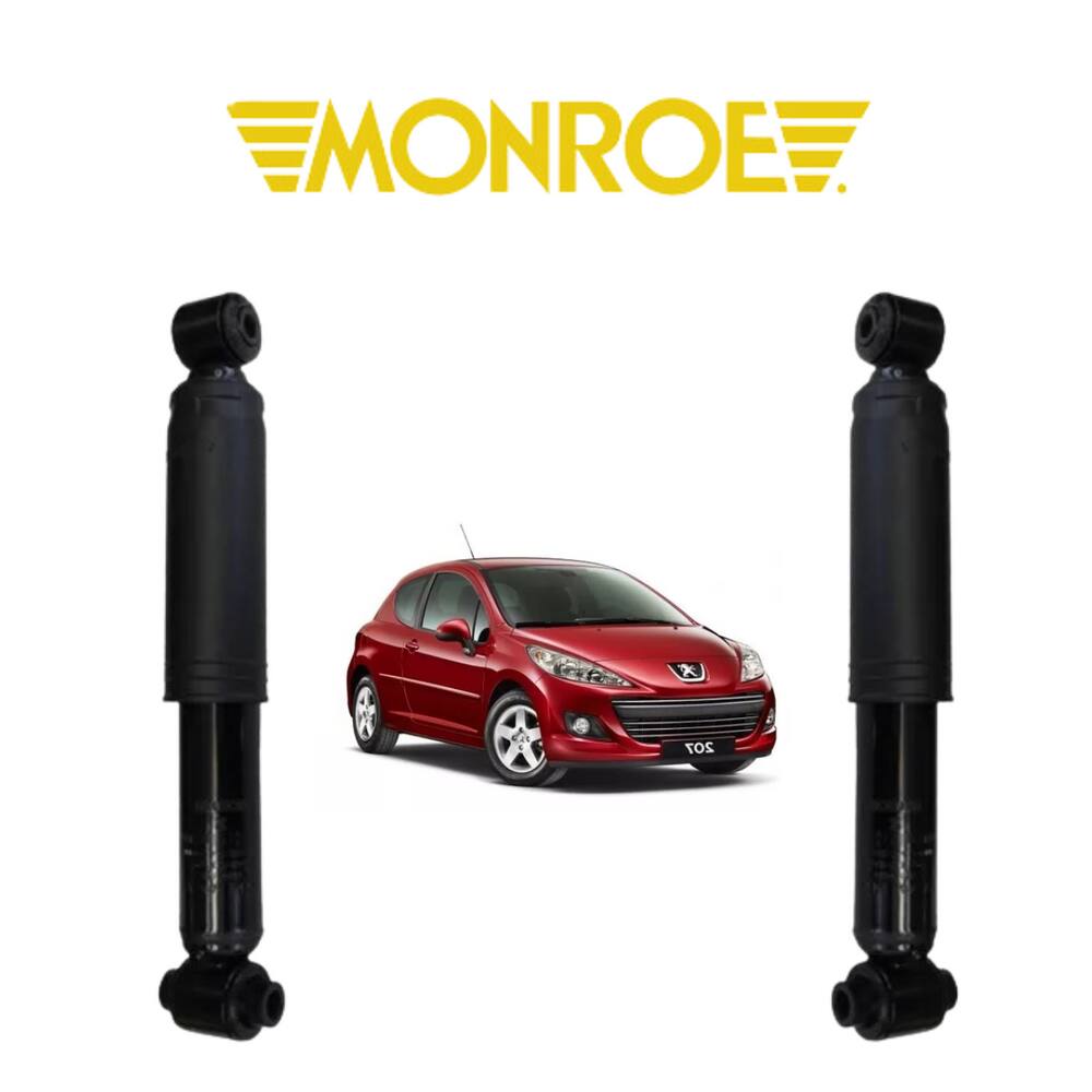 Par Amortecedor Monroe Peugeot 207 2008 A 2014 Traseiro