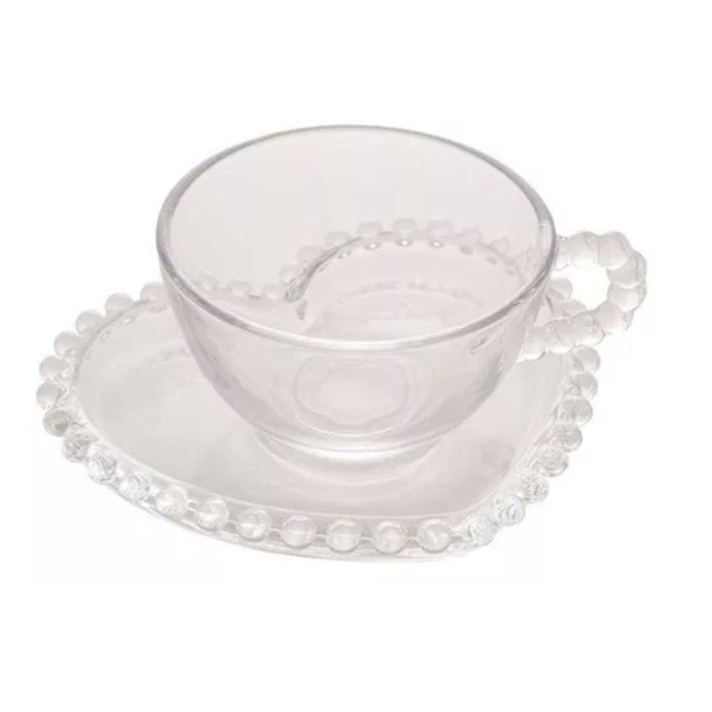 Jogo de Xícaras de Chá 180ml Wolff Mesa Pearl - 4 Peças