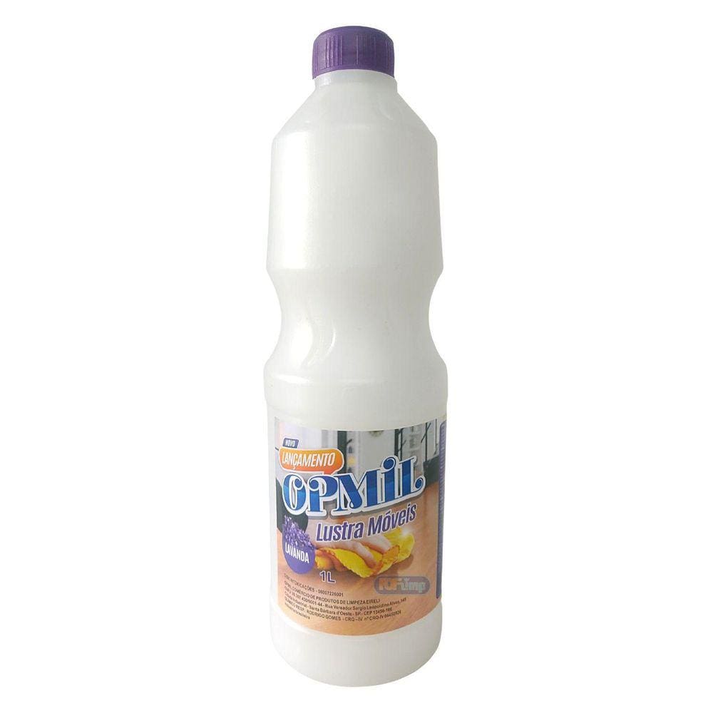 Lustra Móveis Opmil 1 Litro Lavanda