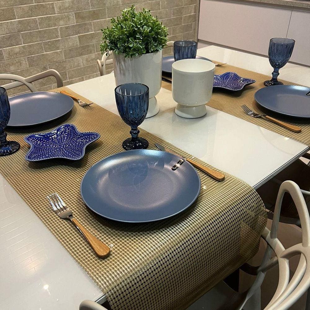 Passadeira para Mesa Posta 2 Unidades 1,00mt x 40cm Caminho Mesa