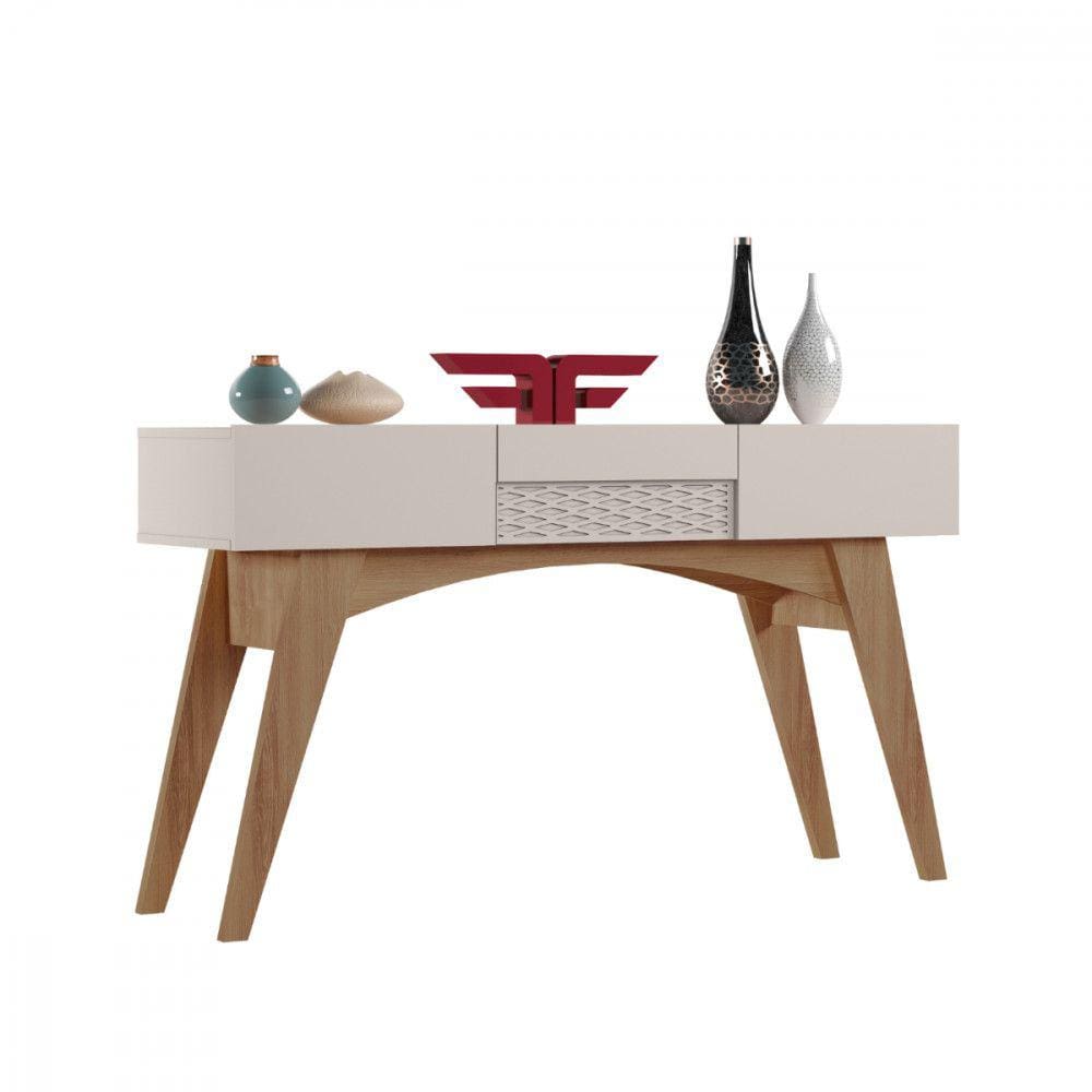 Aparador Multifuncional Star Com Espelho Cedro Off White Frade Grappa