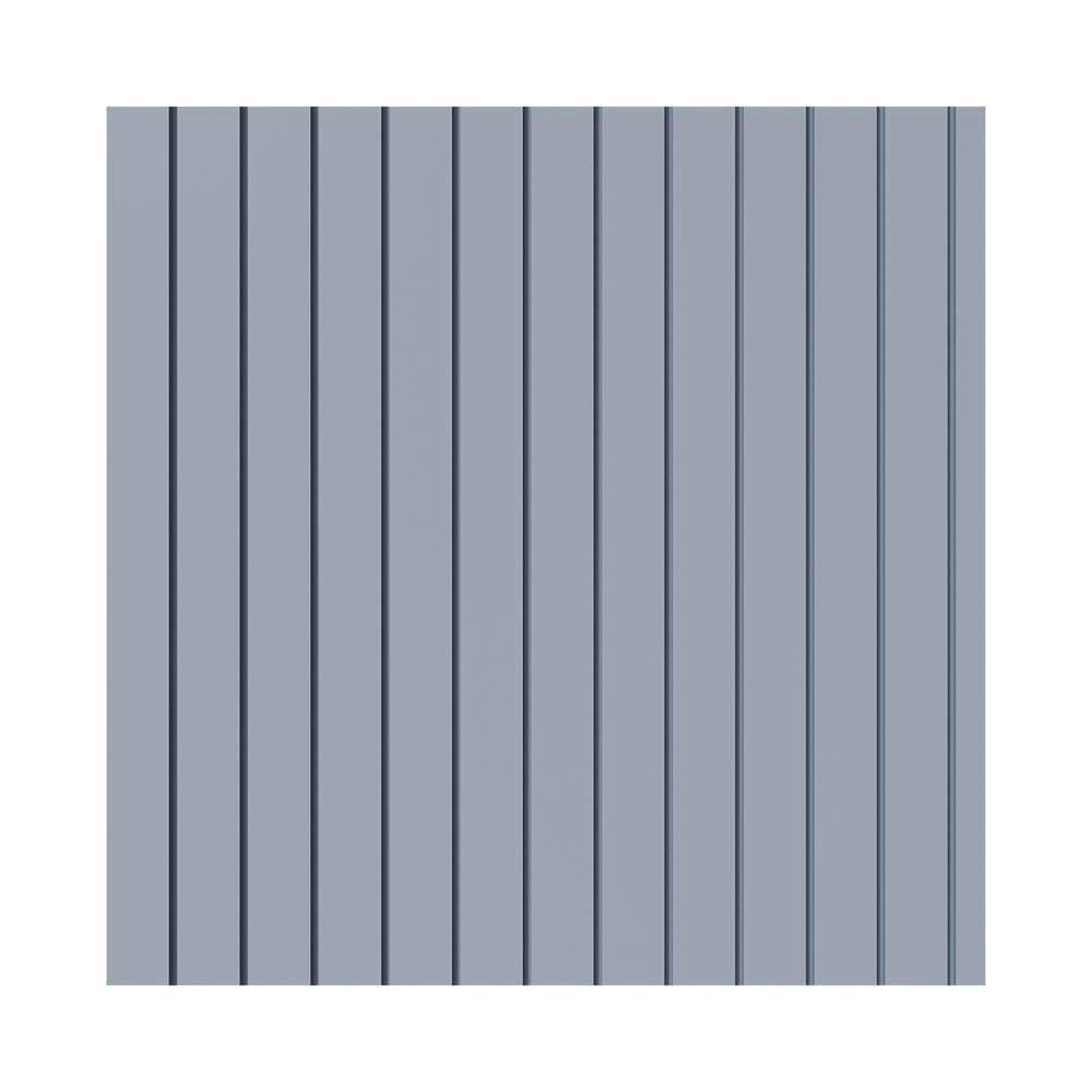 Painel Ripado Eva Laminado Autocolante 10cm Play Plus Azul Metro