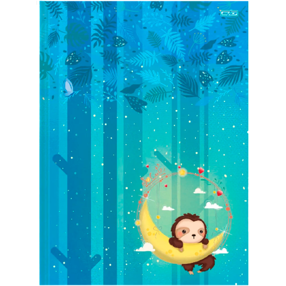 Caderno Brochurão 48 Folhas São Domingos So Cute Lua