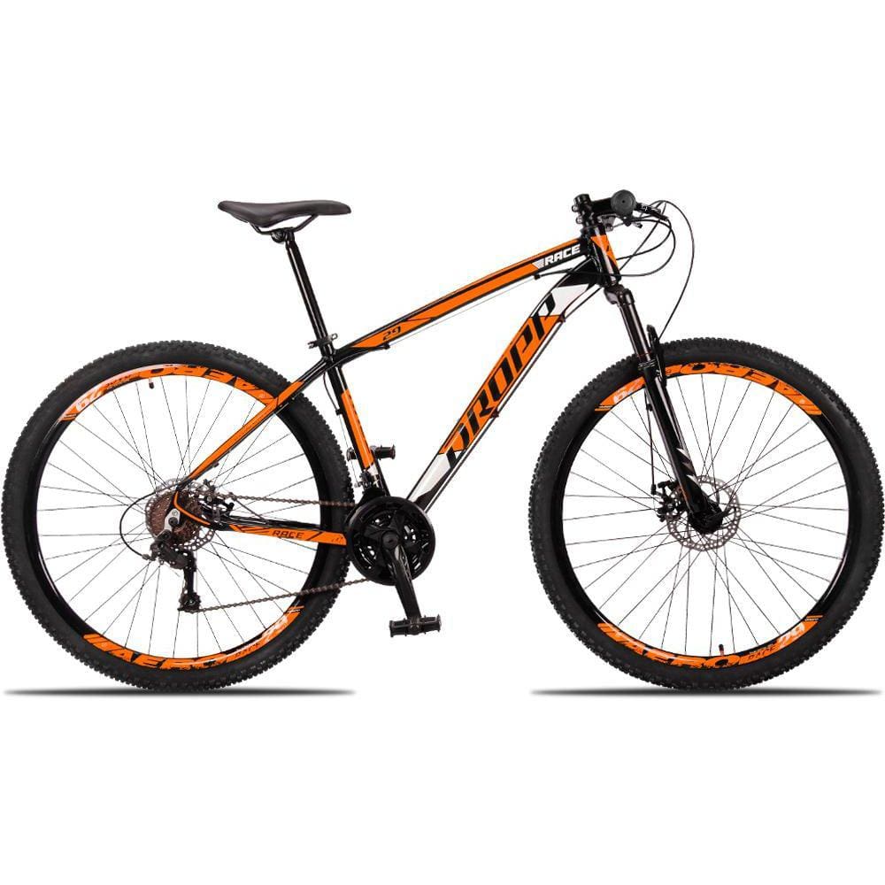 Bicicleta Aro 29 Dropp Race 24 Vel Câmbio Traseiro Shimano Freio a Disco Bike MTB Alumínio