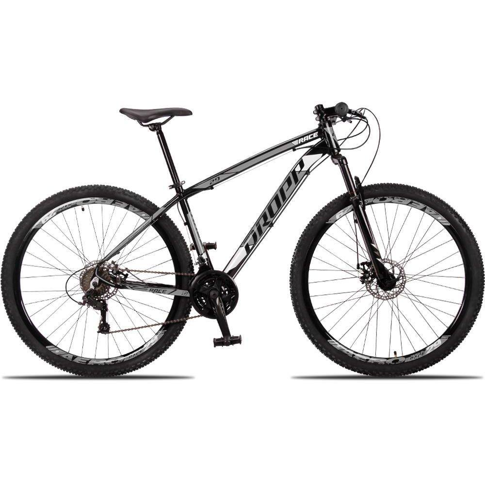 Bicicleta Dropp Sx Race T15 Aro 29 Susp. Dianteira 24 Marchas - Cinza/preto