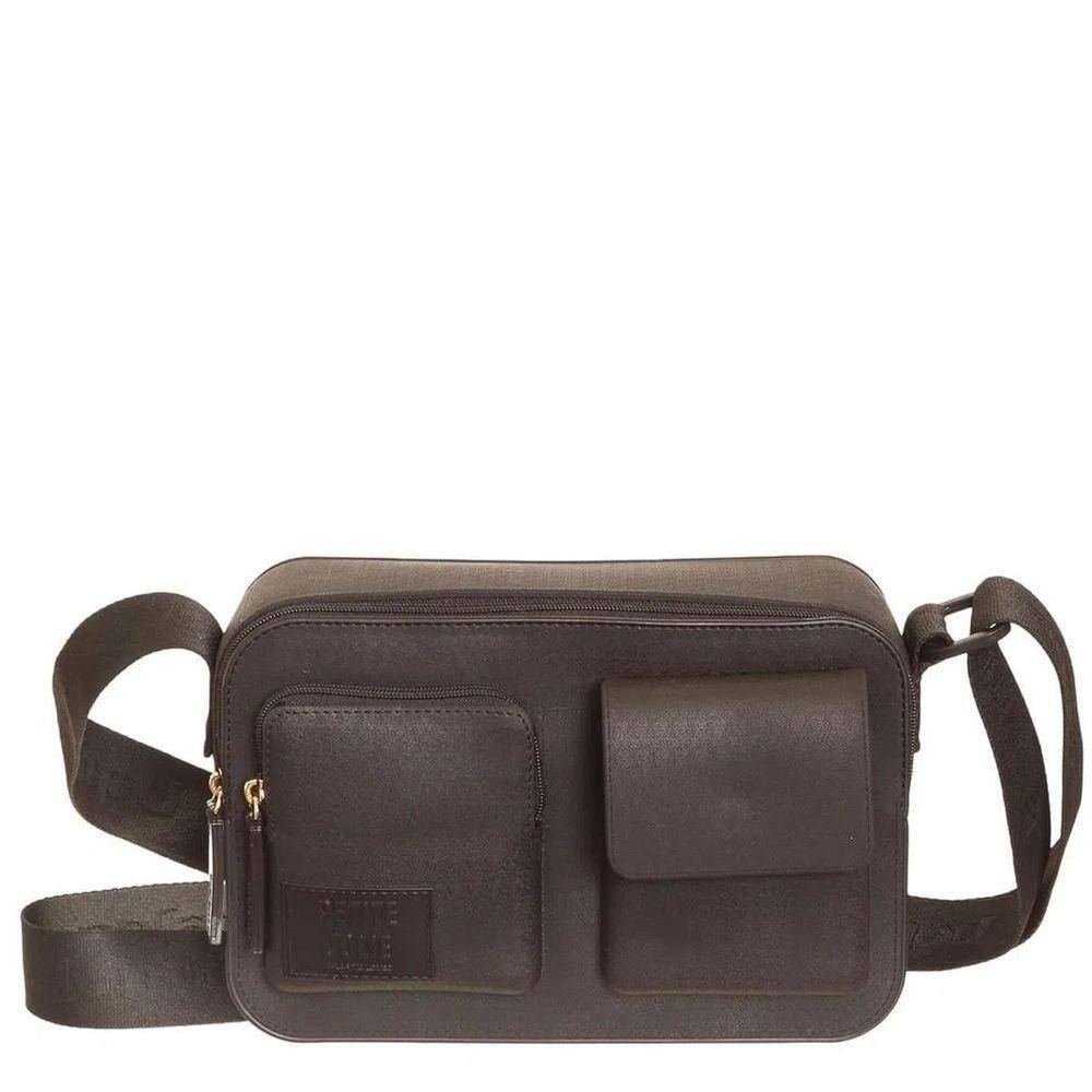 Bolsa Petite Jolie Move Alça Transversal Em Gorgorão Preto Ú