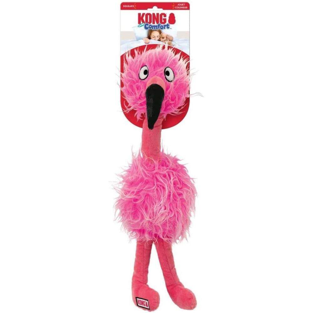 Brinquedo Pelúcia Kong Comfort Jumbo Birds Para Cães X-large - Rosa