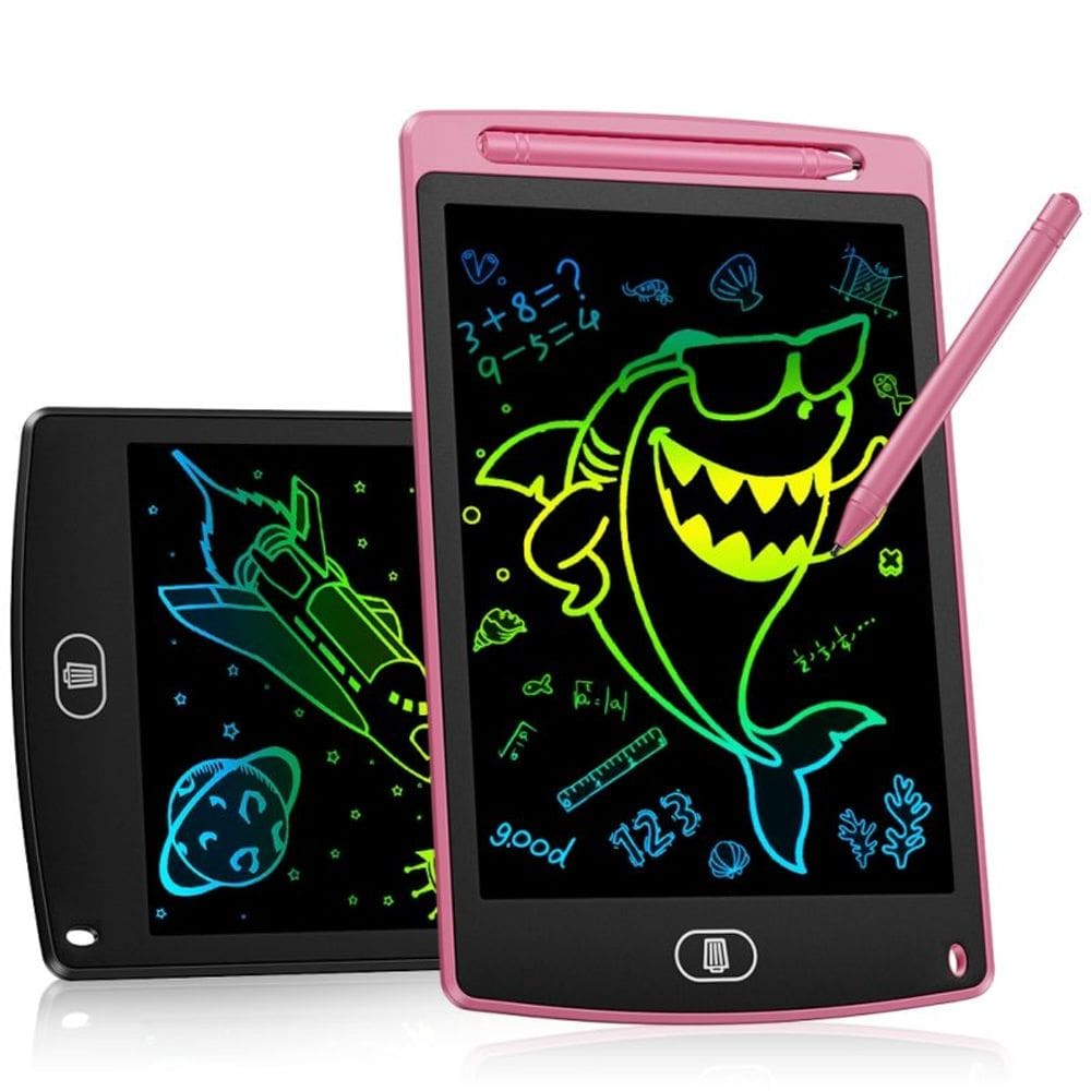 Tablet Infantil LCD Lousa Magica Escrita Colorida Para Desenho e Estudo - 12 Polegadas