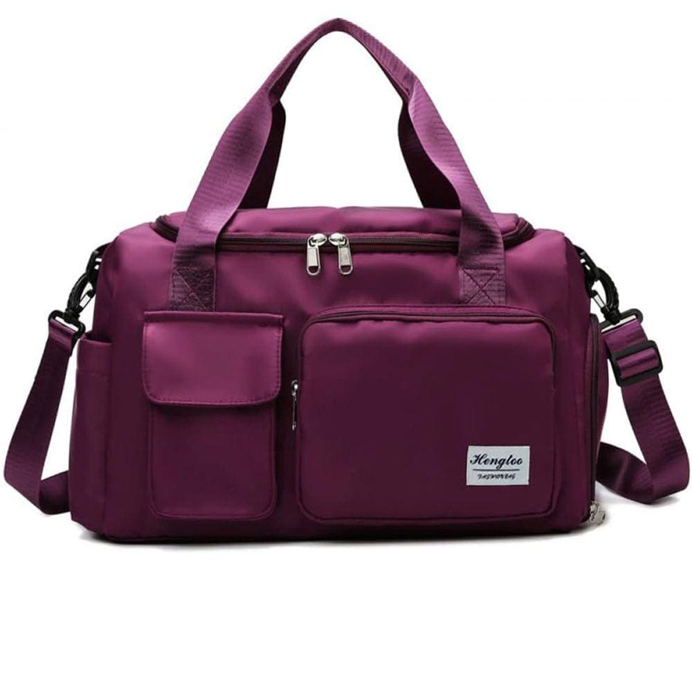 Bolsa Mala com Porta Tênis Lorben Impermeável Unissex Alça Regulável Academia Viagem GT6249