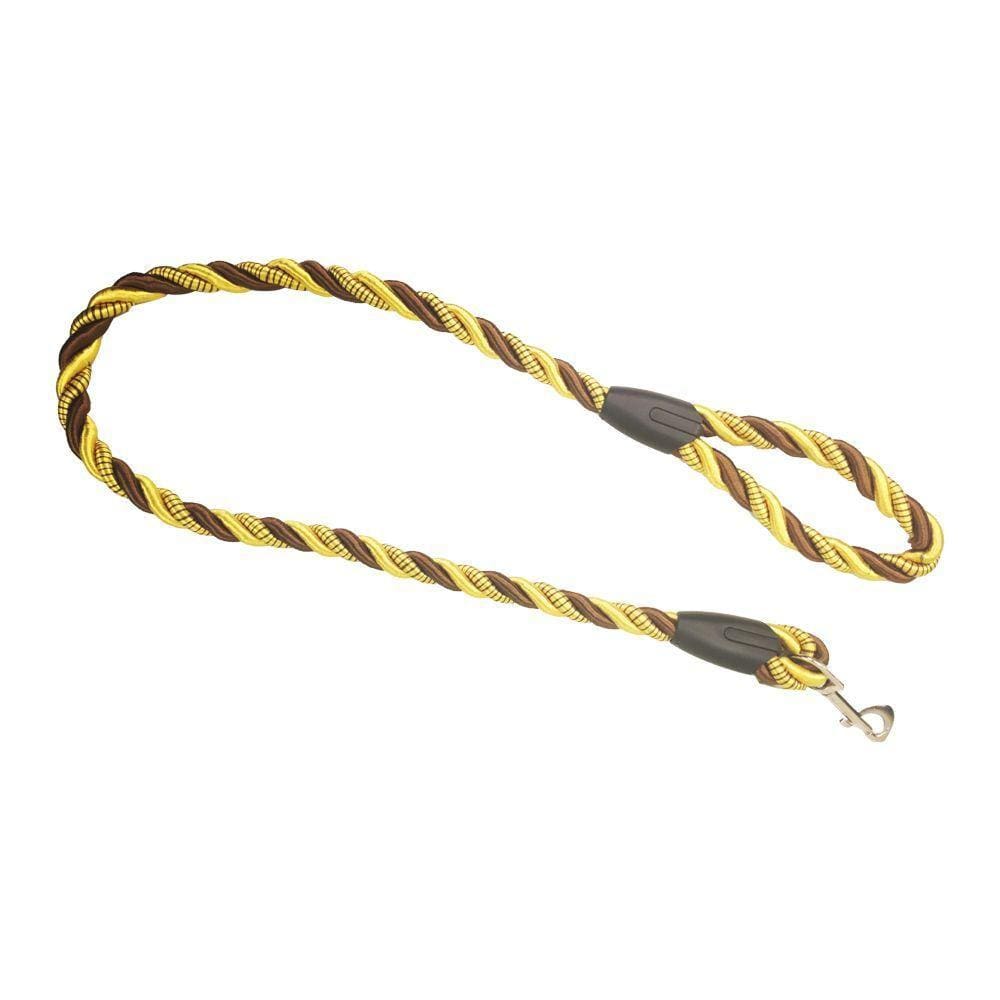 Guia Corda De Nylon Trançada Coleira Cachorro Grande Medio