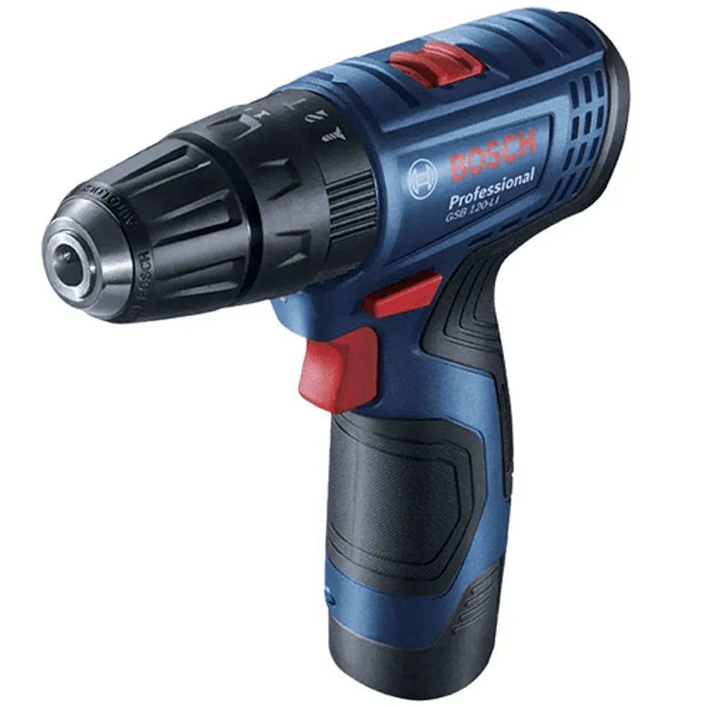 Parafusadeira Furadeira Bosch GSR 120-LI 12V 1 Bateria e maleta