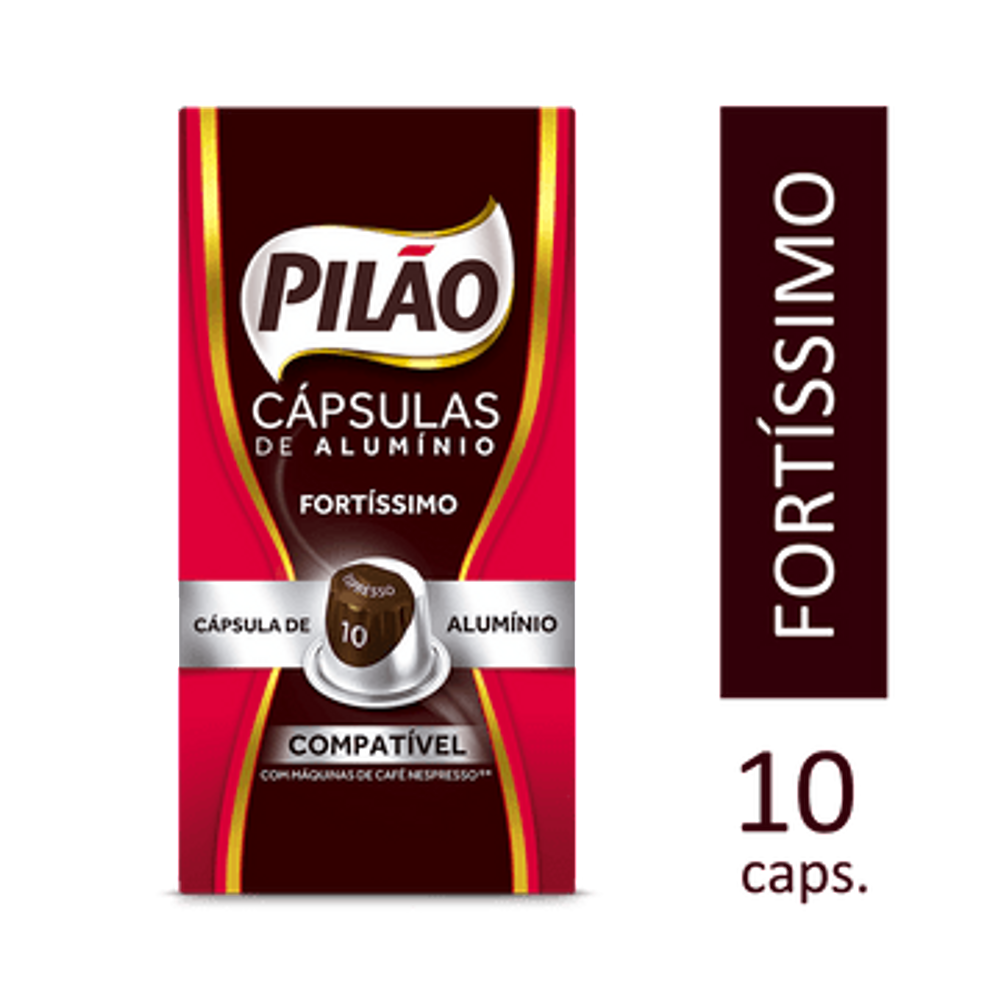 Café Pilão Nespresso 10 Fortíssimo 10 Cápsulas