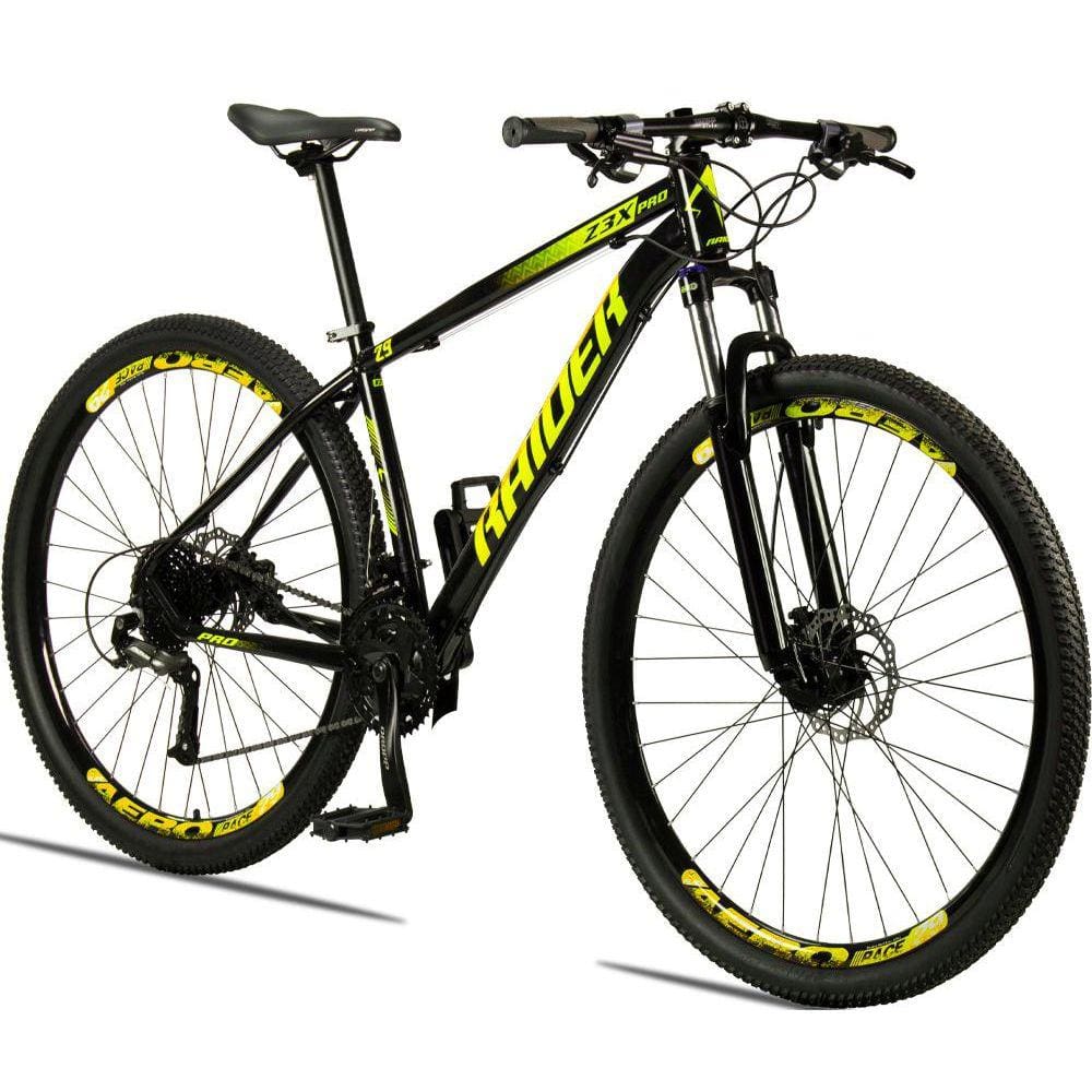 Bicicleta 29 Raider Z3X Pro 27V Câmbio Traseiro Shimano Altus ?Freio Hidráulico Suspensão com Trava