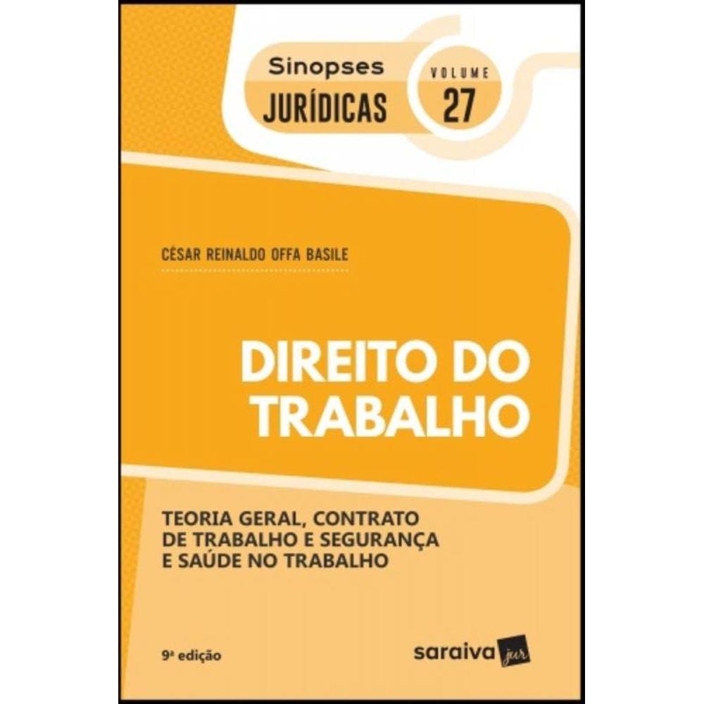 Sinopses Juridicas: Direito Do Trabalho - 9A Edica