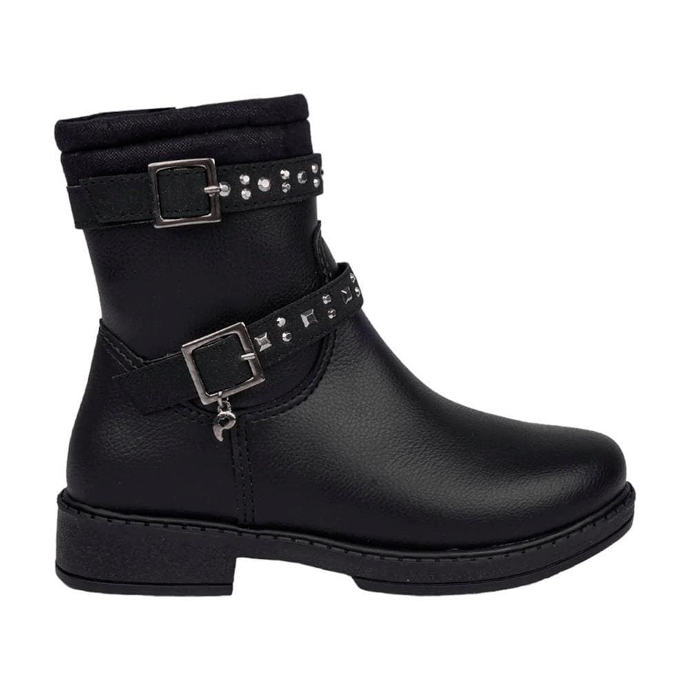 Bota Infantil Feminina Safira Cano Curto Pampili Ref:279101 28/35