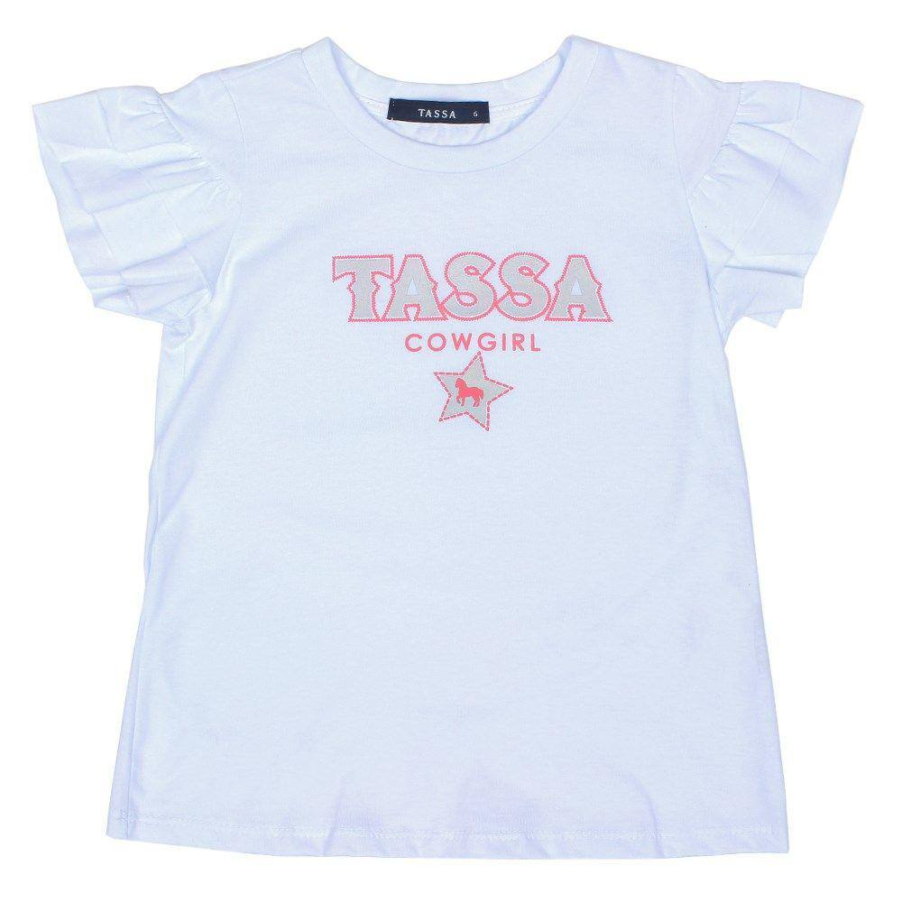 T-Shirt Infantil Feminina Branca Tassa 31927