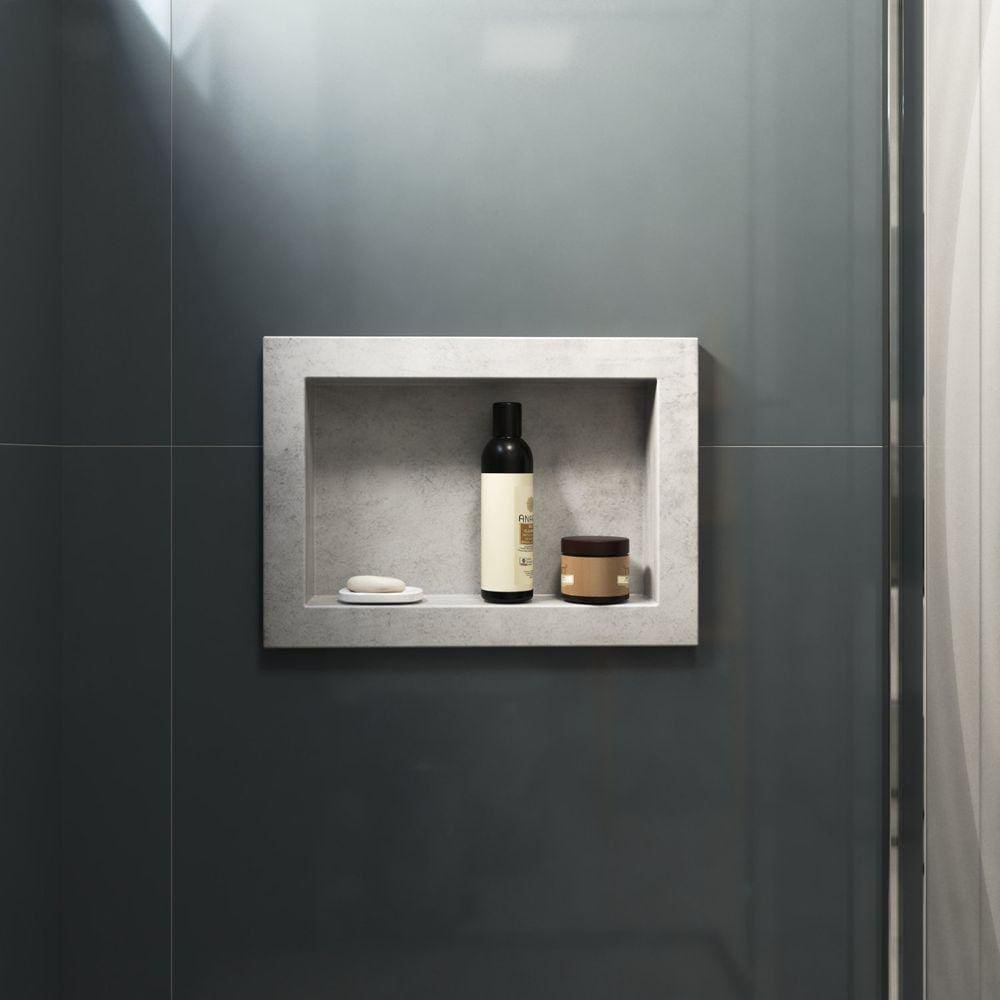 Nicho Pedra Para Banheiro 52cm Venturi Concreto
