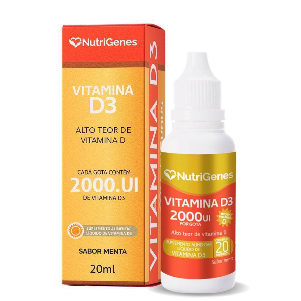 Vitamina D3 (colecalciferol) 20ml 2000 Ui/gota Nutrigenes