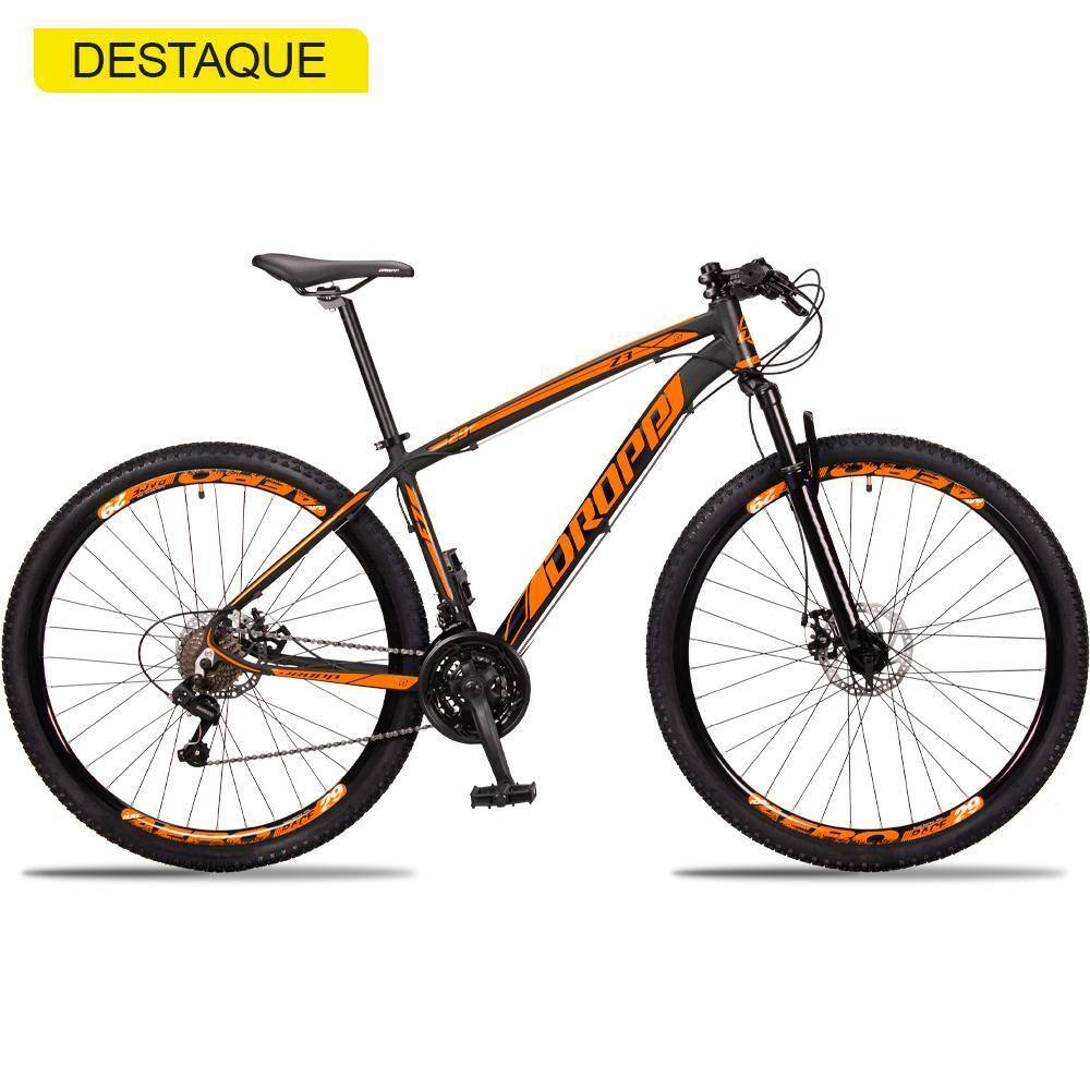 Bicicleta Dropp Z3 Disc M Aro 29 Susp. Dianteira 21 Marchas - Preto/laranja