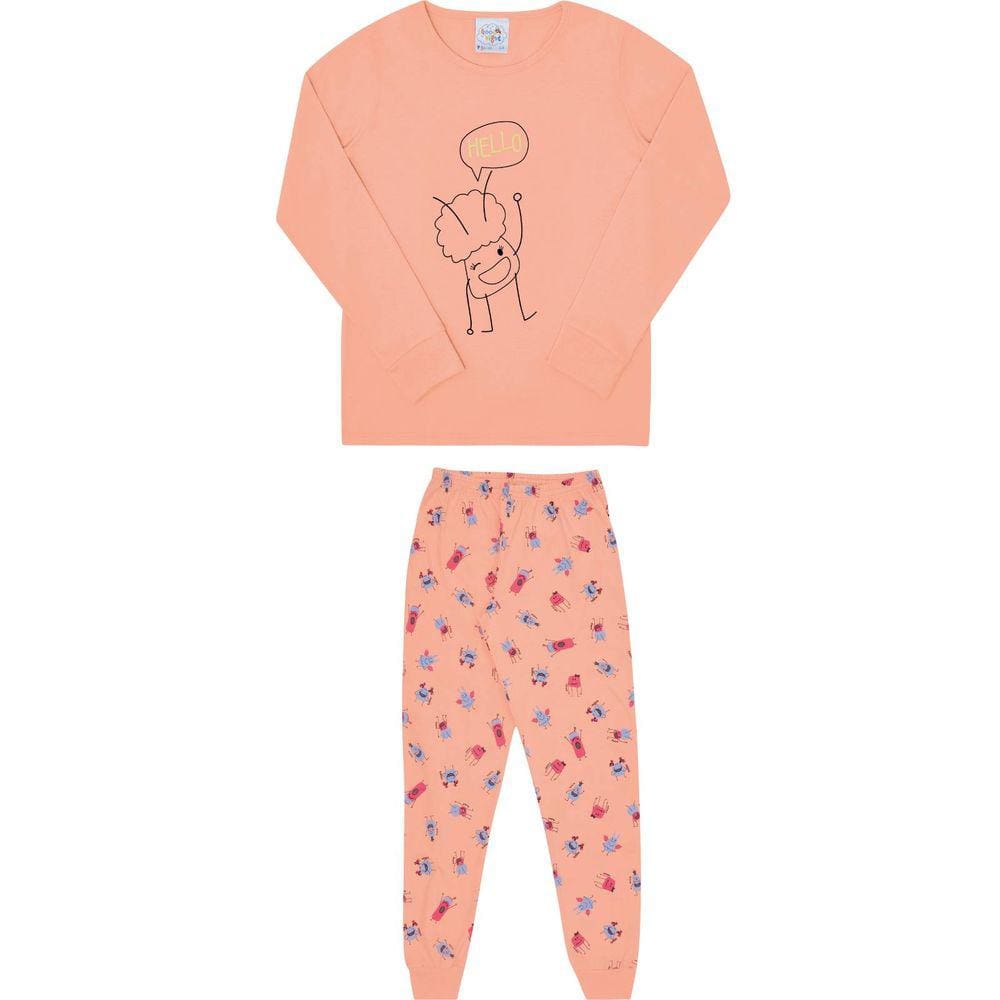 Pijama Feminino Juvenil Pulla Bulla