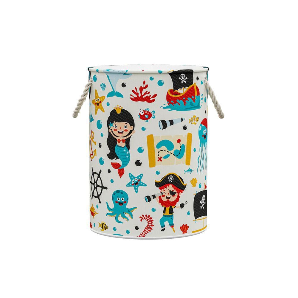 Cesto Organizador Multiuso Dobrável Brinquedos ou Roupas 60L