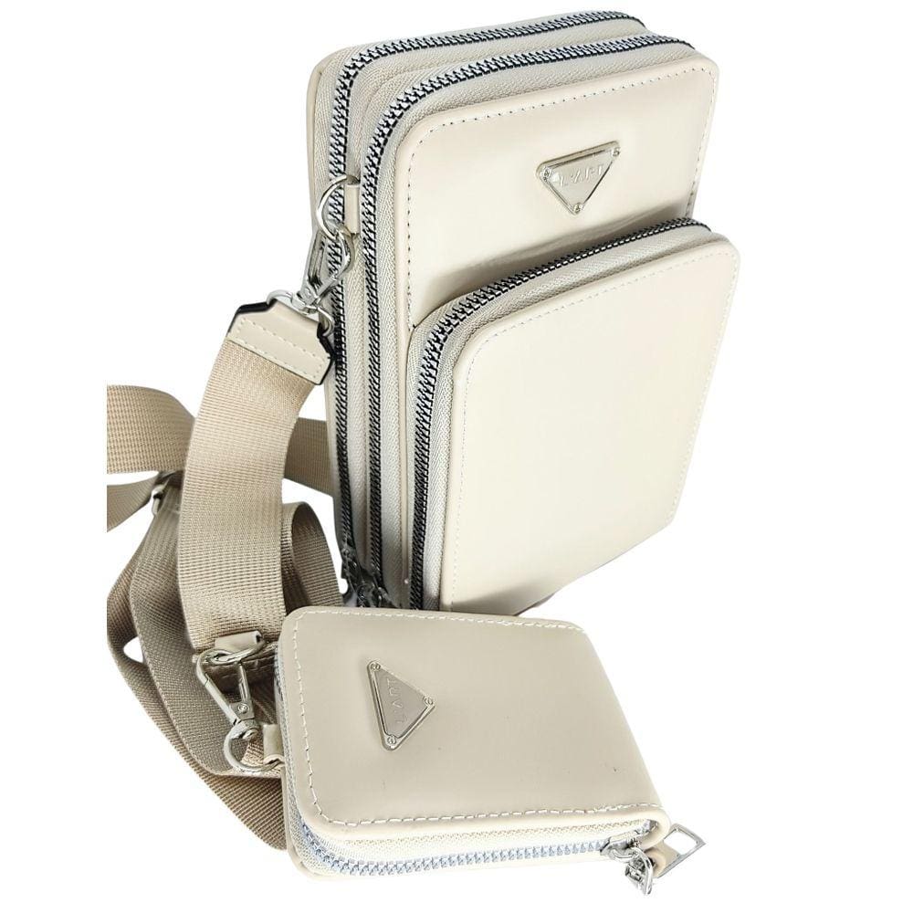 Bolsa feminina transversal porta celular com carteira luxo