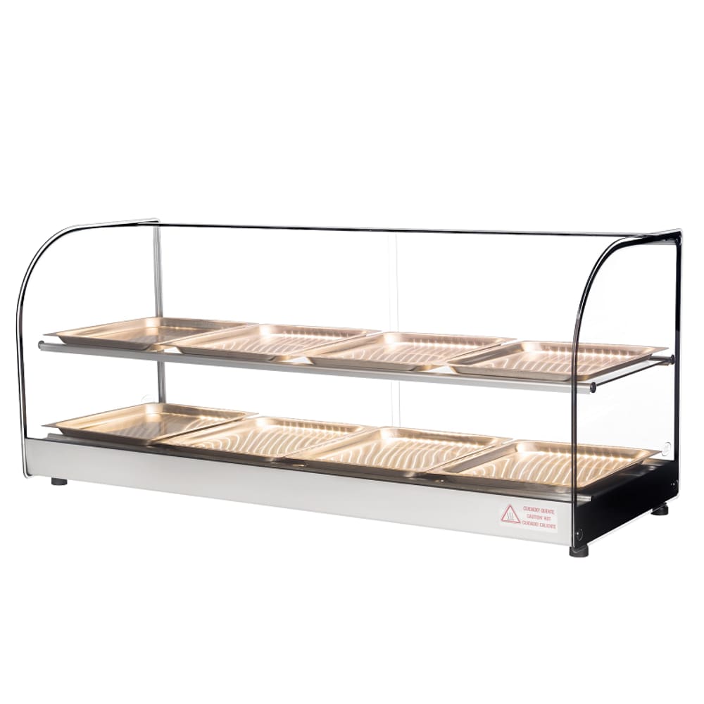 Estufa Vitrine Elétrica Dupla Quente 8 Bandejas Clio com Termostato Tita