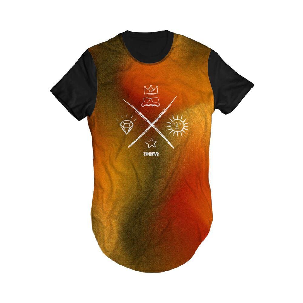 Camiseta Longline Vida de Rei Sol Di Nuevo