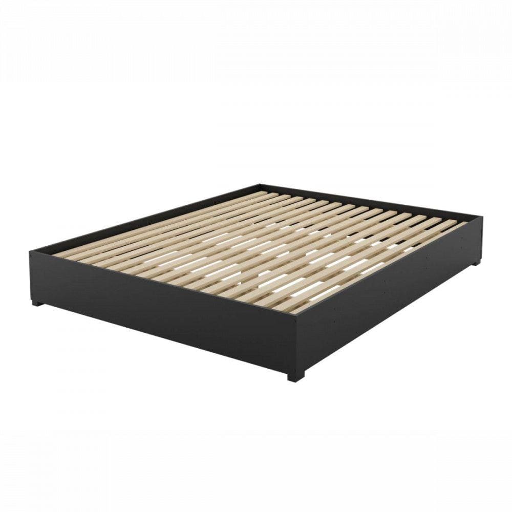 Base Cama Box Queen Imperatriz Com Pés Preto Viero