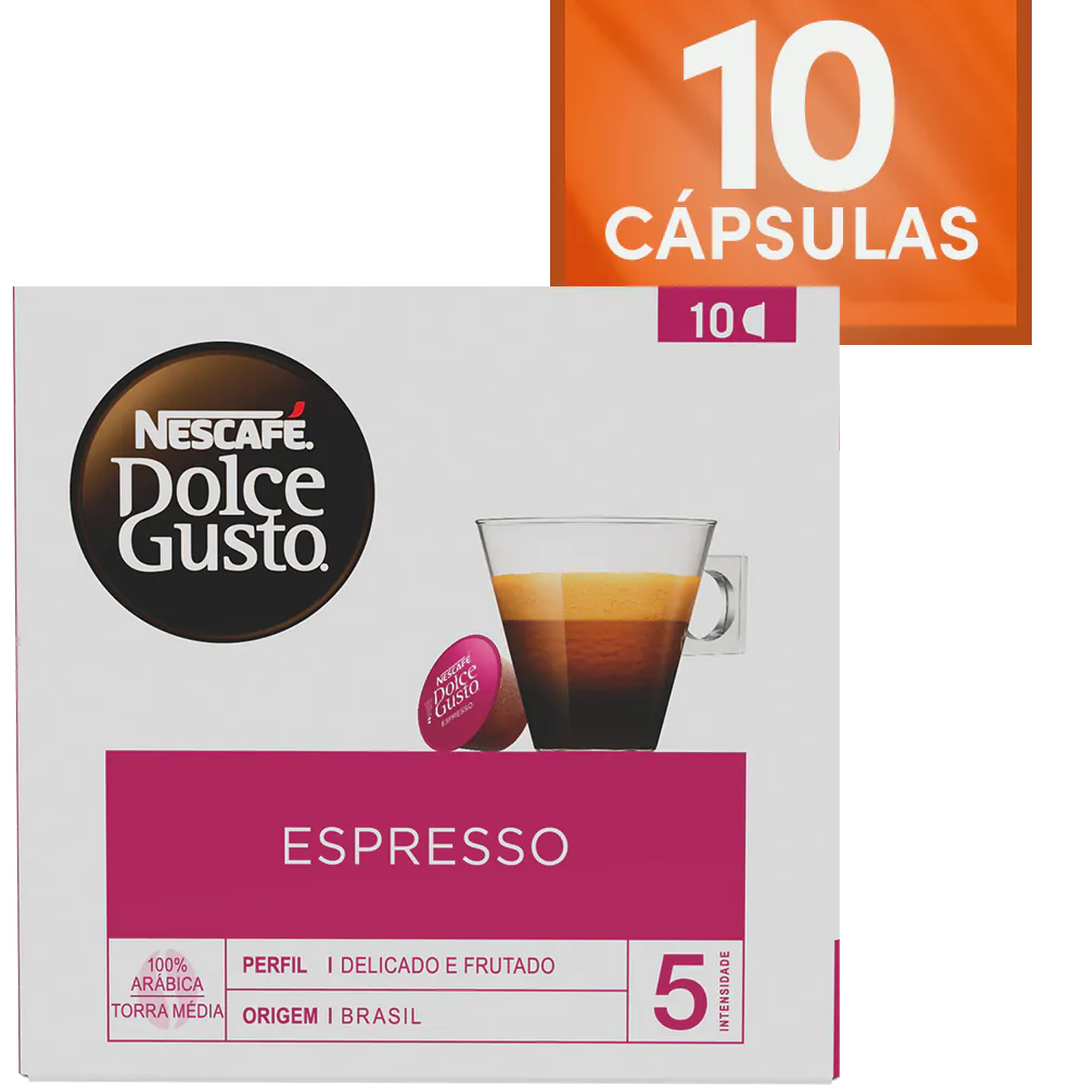 Nescafe Dolce Gusto, Espresso, 10 Cápsulas