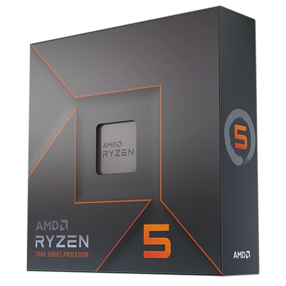 Processador AMD Ryzen 5 7600X, AM5, 4.7GHz (5.3GHz Max Turbo), Cache 38MB, 6 Núcleos, Vídeo Integrado - 100-100000593WOF