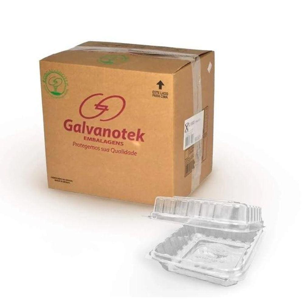 Embalagem Articulada Quadrada 300Ml Galvanotek G-655 C/150