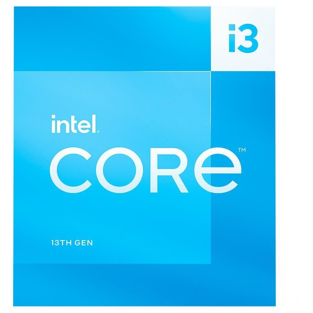 Processador Intel Core i3-13100, 13ª Geração, LGA 1700, 4.5GHz Max Turbo, Cache 12MB, 4 Núcleos, 8 Threads, Vídeo Integrado - BX8071513100