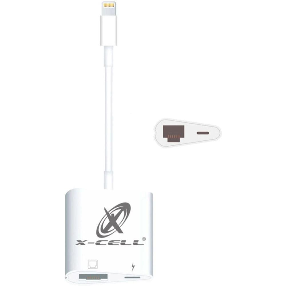 Adaptador ETHERNET Lightning RJ45 FLEX Branco