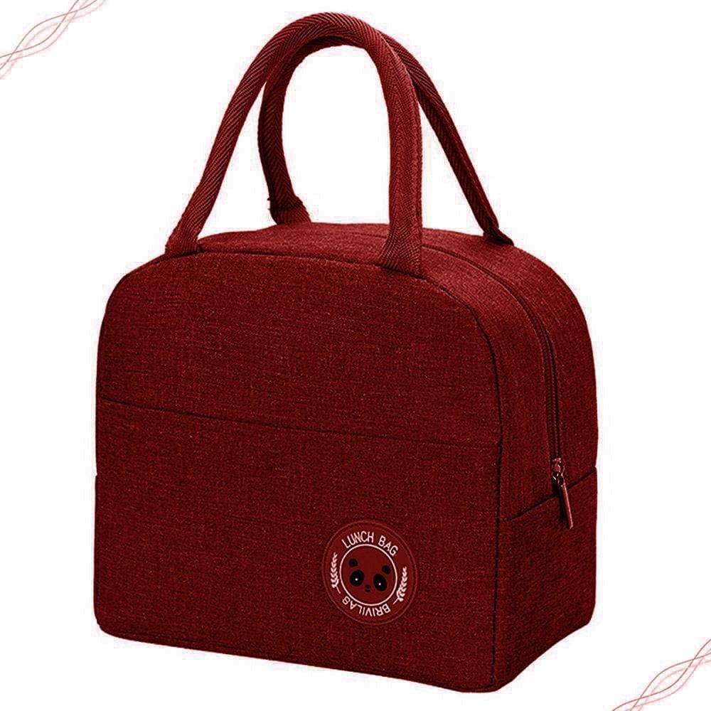 Bolsa Térmica para Marmita Lunch Bag Vinho - Brivilas