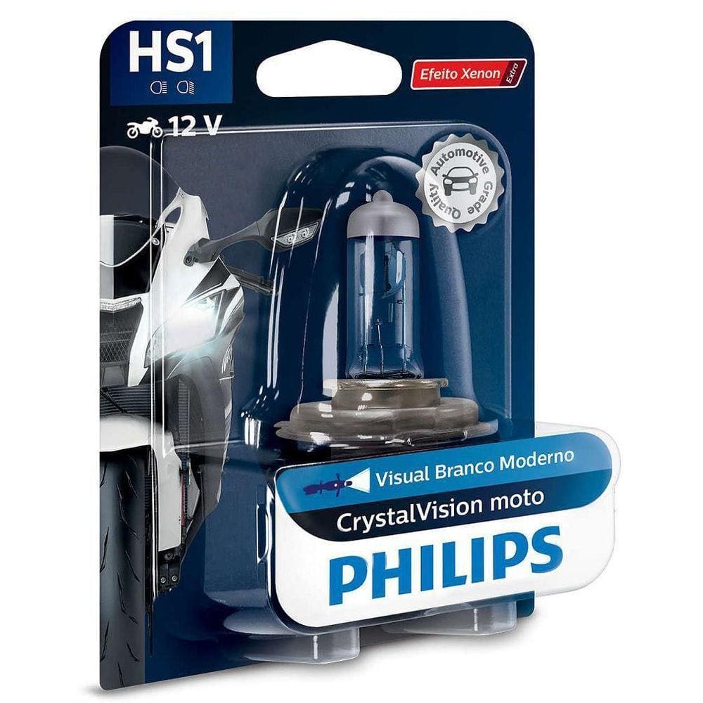 Lampada Farol Hs1 12V 35/35W Cristal Vision Philips