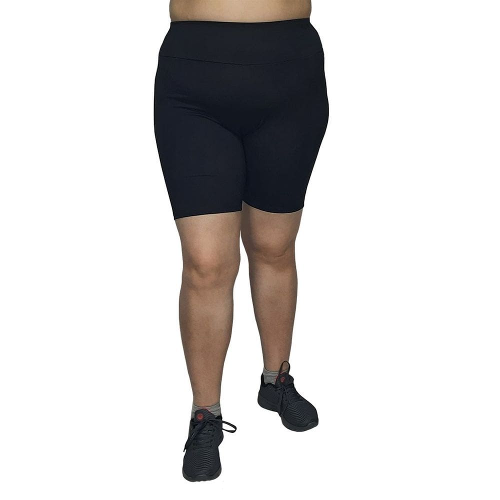 Bermuda Selene Suplex Básica Plus Size Feminina