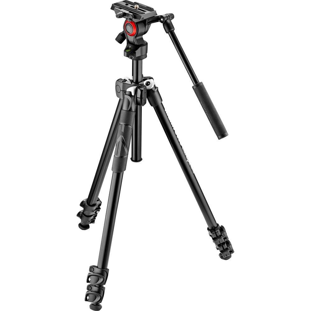 Kit Tripé + Cabeça Manfrotto Mk290lta3-V - Até 3Kg