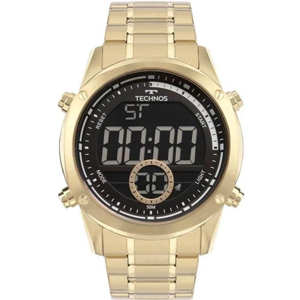 Relógio Technos Masculino Dourado Bj3463ab1d